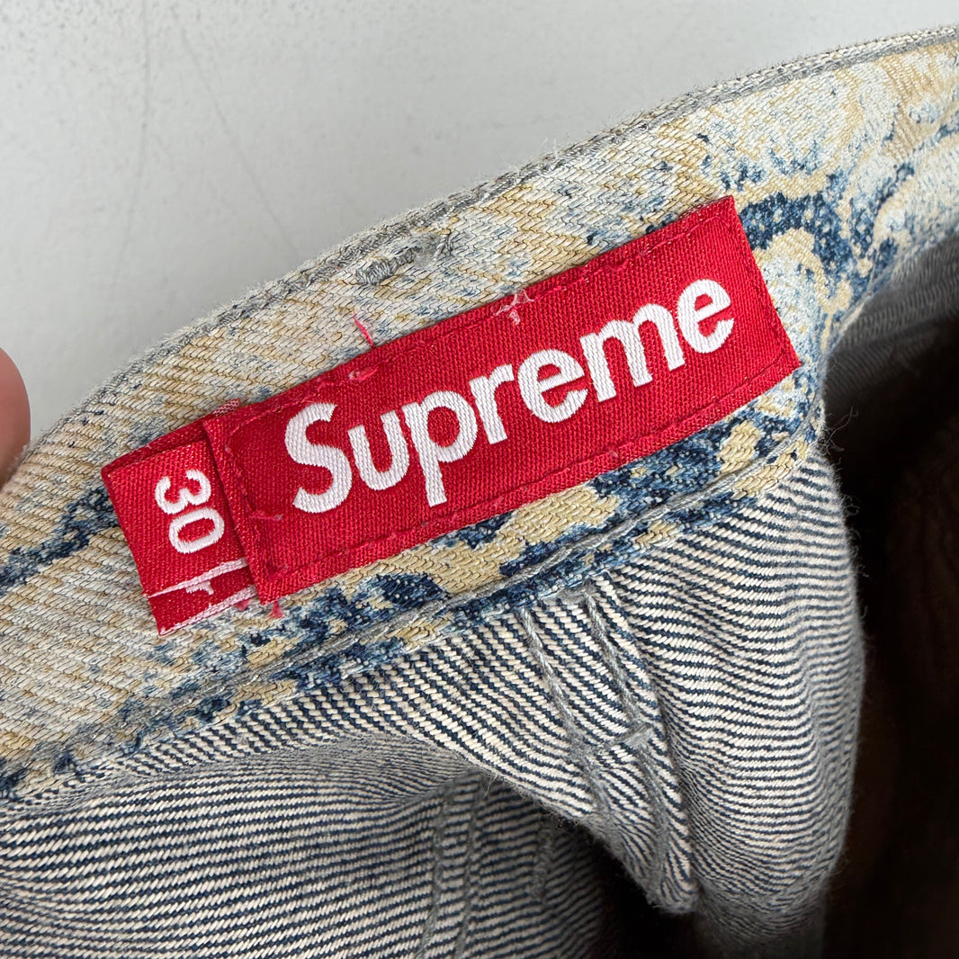 Supreme Snake Skin Denim Jeans