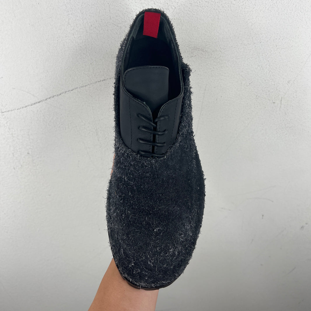 424 Suede Wrap Covered Leather Derbys