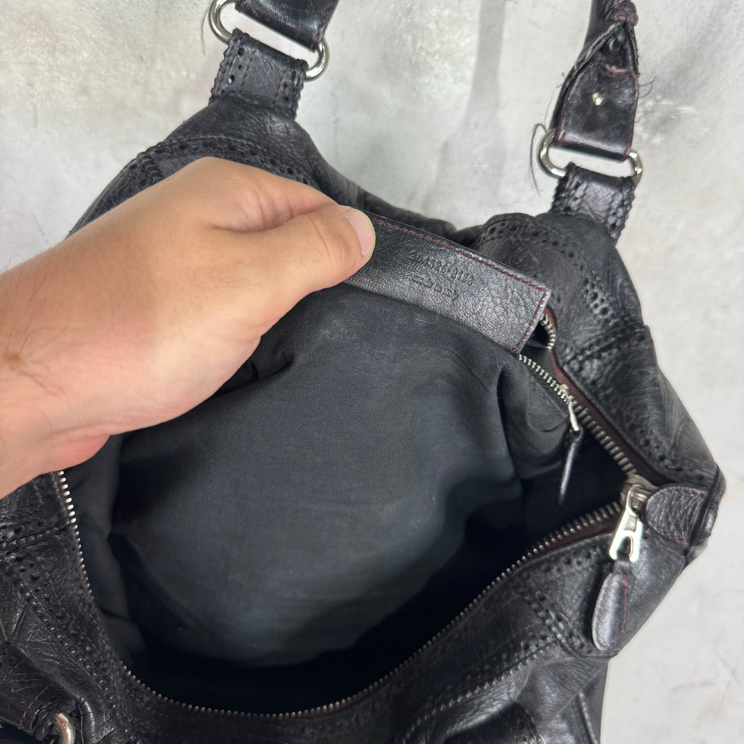 Balenciaga Large Blistered Leather City Bag