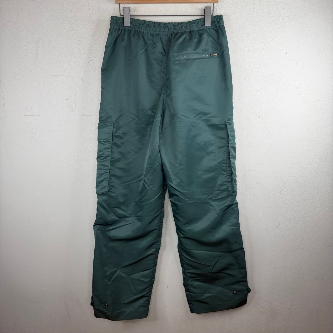 Acne Studios Green Nylon Cargo Pants
