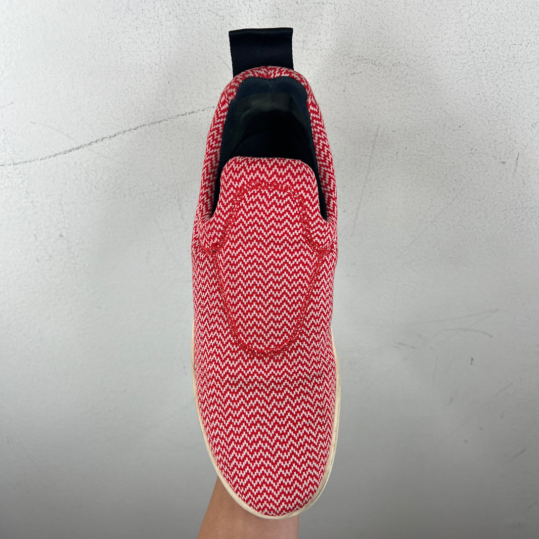 Celine Red Patterned Slip Ons