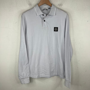 Stone Island White Rugby Polo
