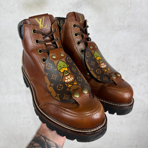 Louis Vuitton x Human Made Lace Up Boots