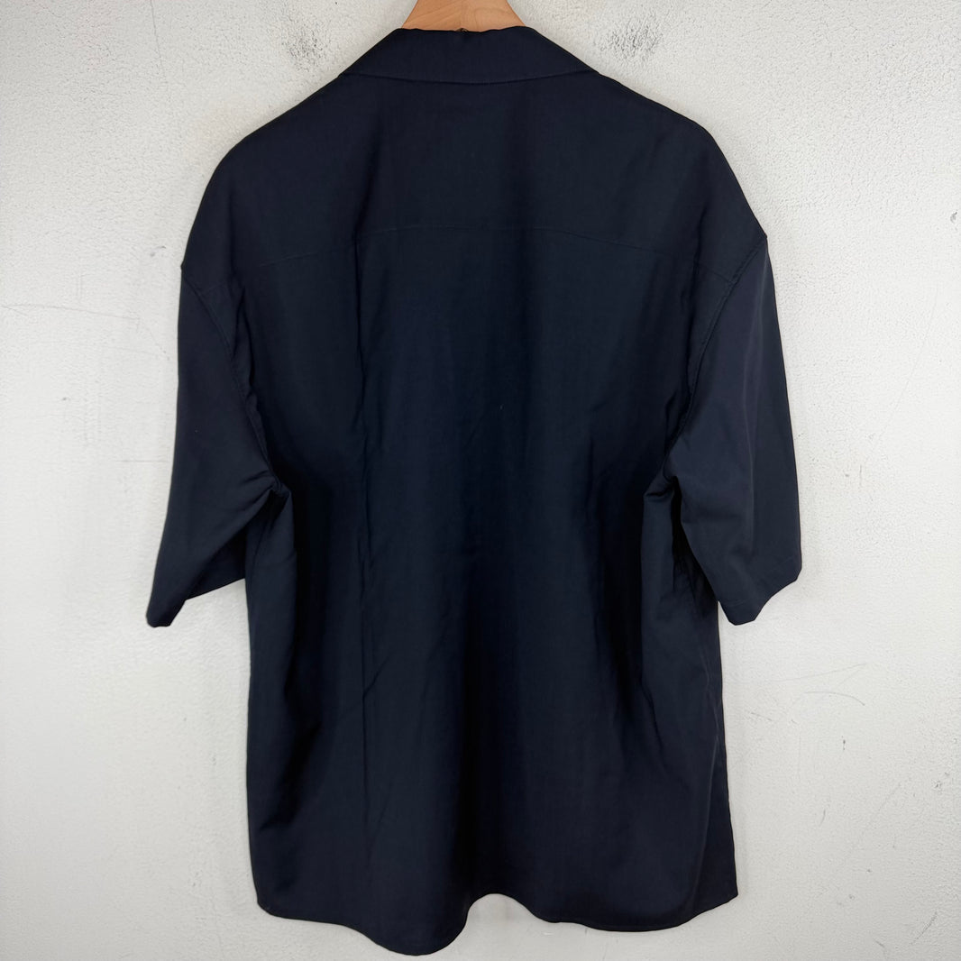 Loewe Navy Tonal Anagram Button Up