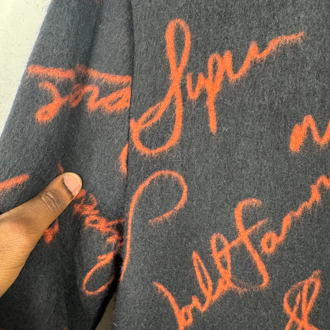 Supreme Script Logo Wool Peacoat