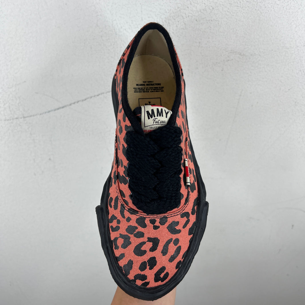 MMY Baker Orange Cheetah Print Sneakers