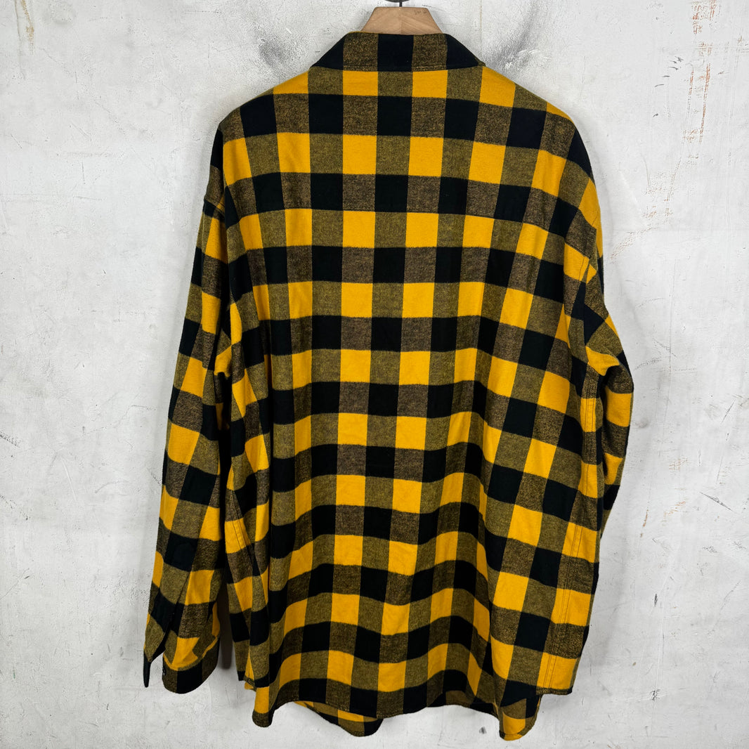 Balenciaga Yellow Checkered Flannel
