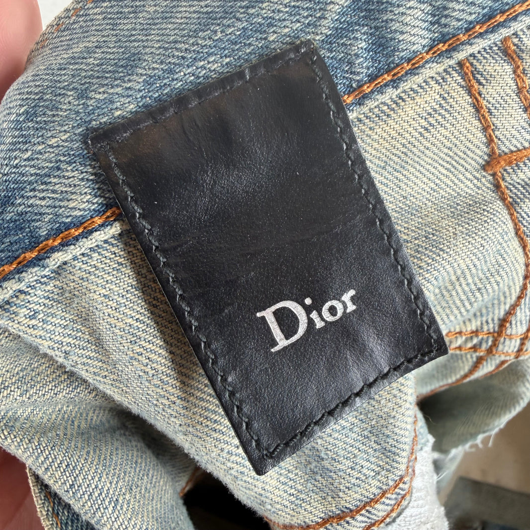 DIor Light Wash Skinny Jeans