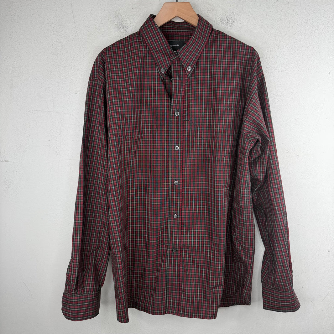Willy Chavarria Plaid Shirt