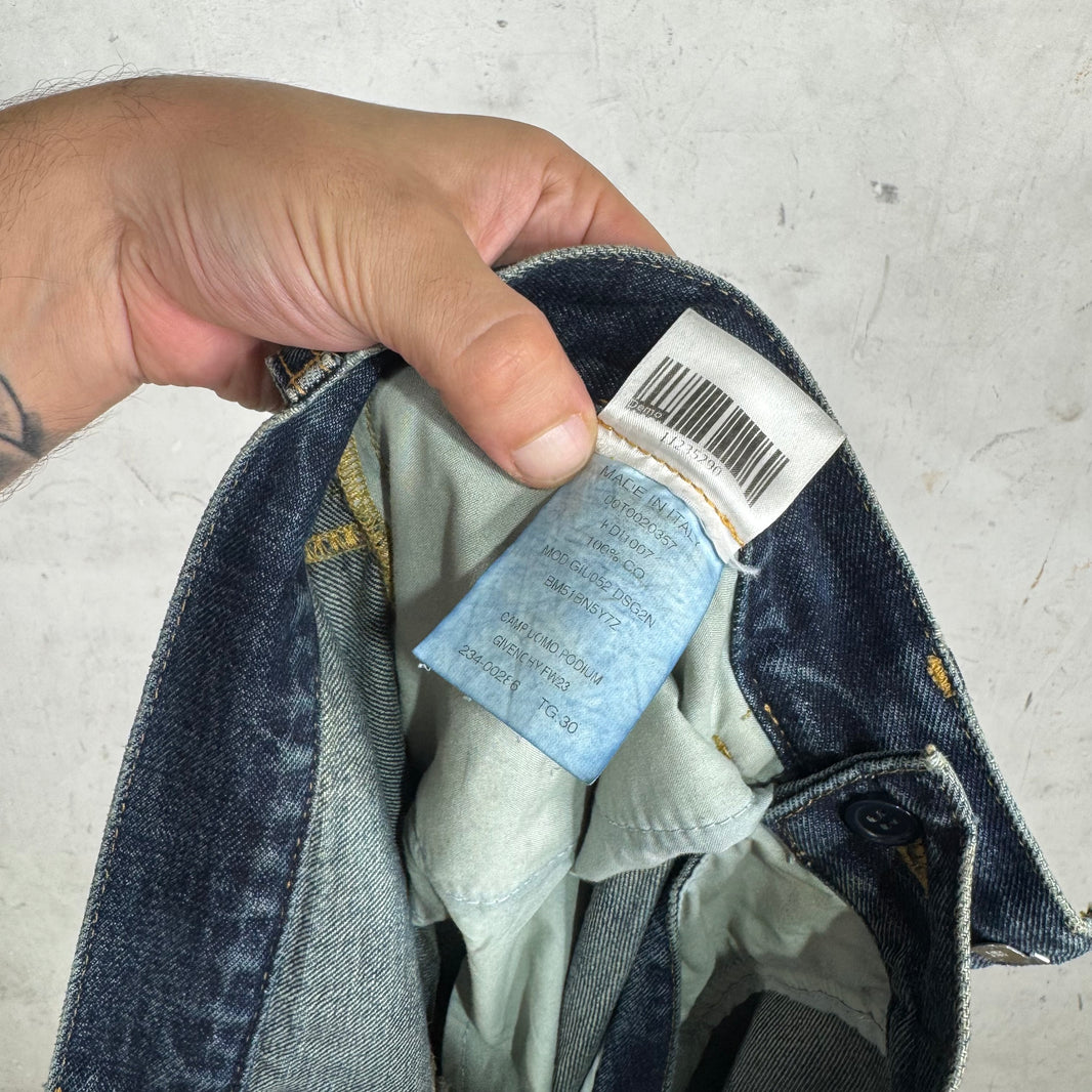 Givenchy Sample Medium Wash Straight Leg Jeans