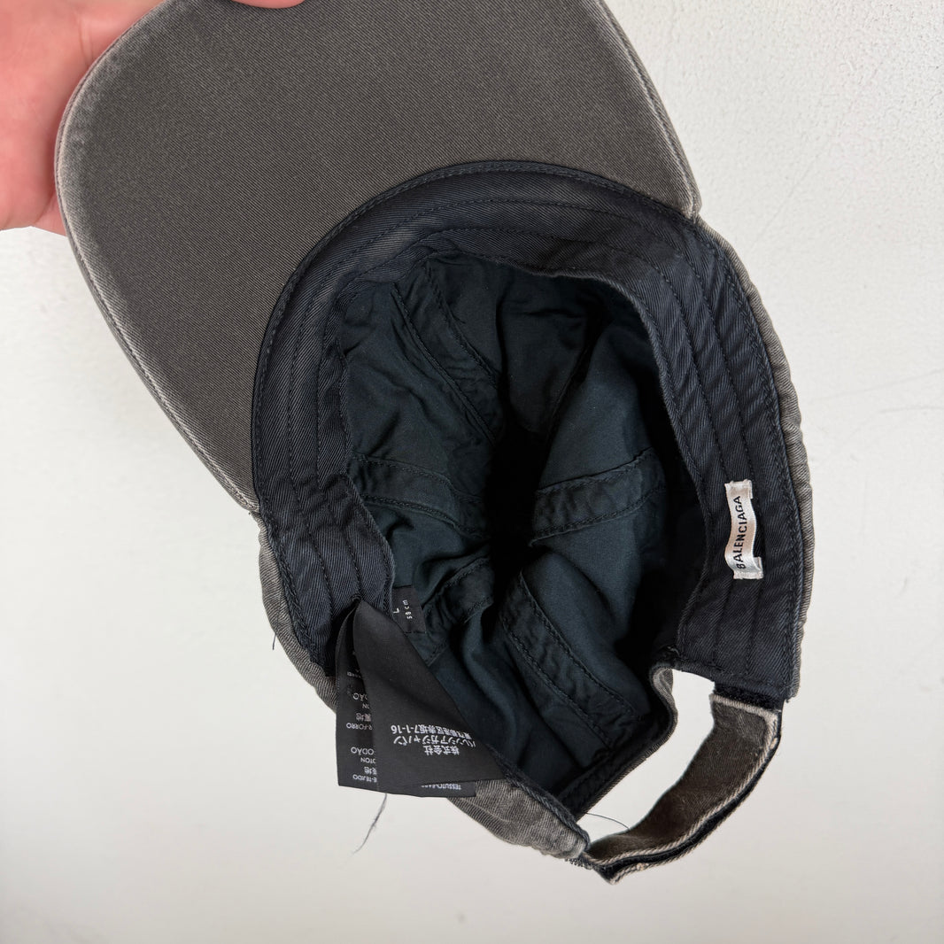 Balenciaga Brim Embroidered Logo Hat
