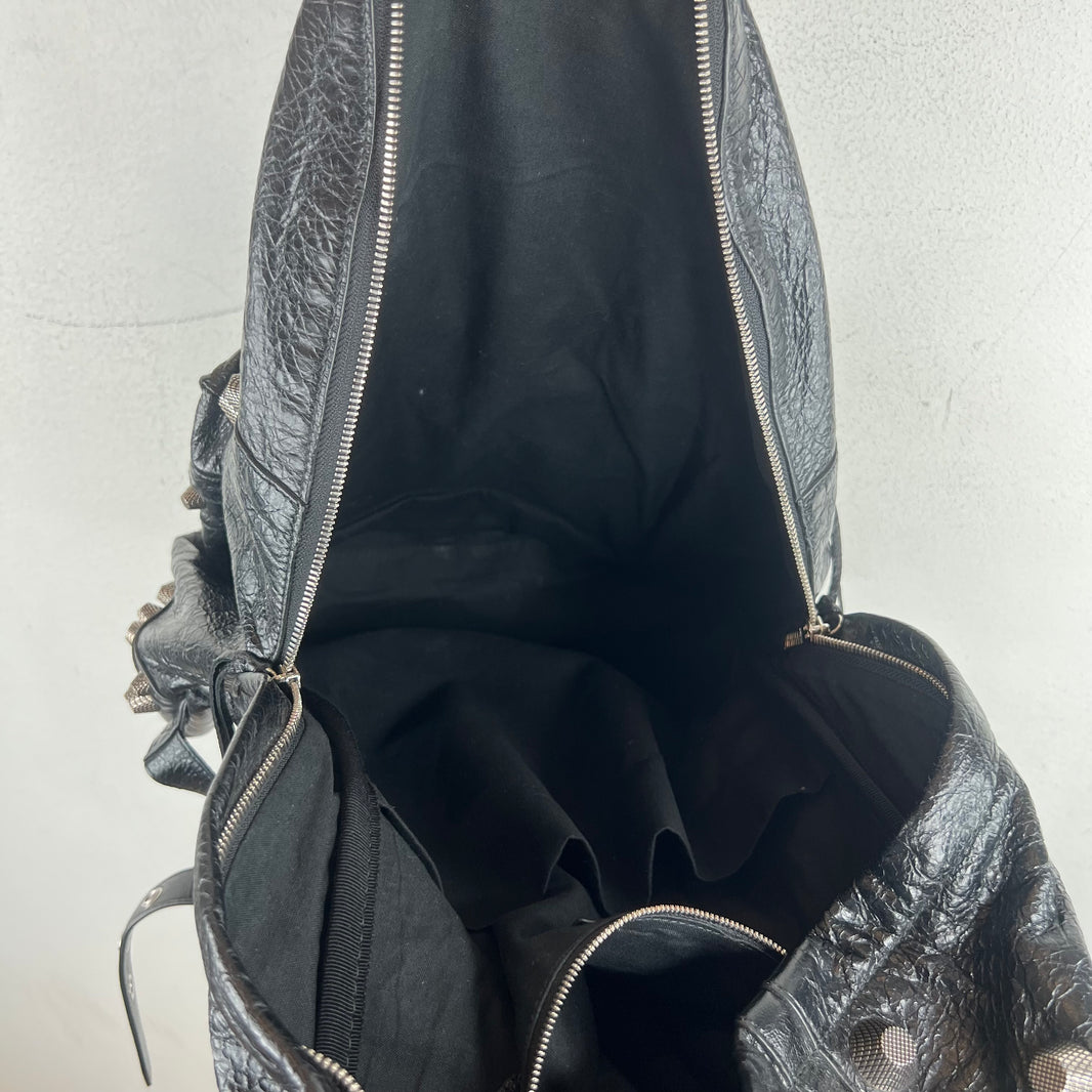 Balenciaga Wrinkled Le Cagole Backpack