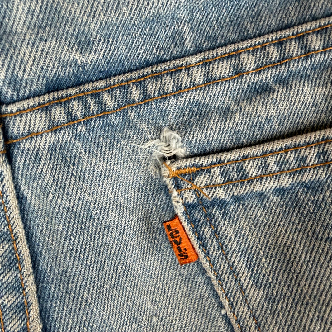 Vintage Levi's 517 Orange Tab Jeans