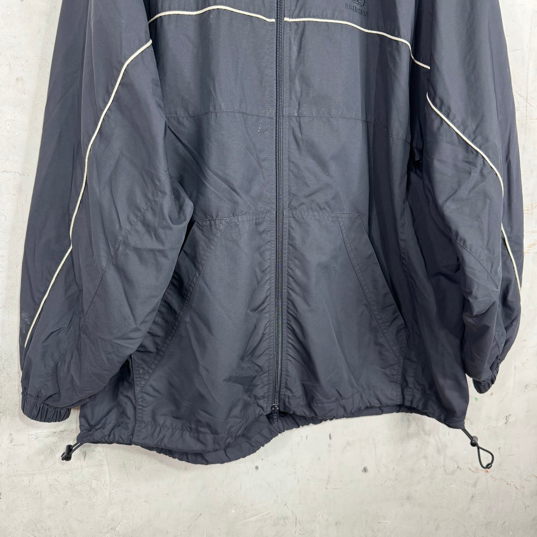Balenciaga White Piping Track Jacket