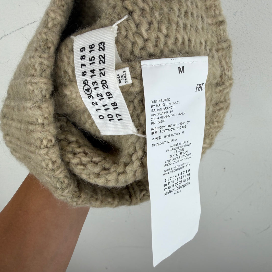 Margiela Tan Knit Beanie