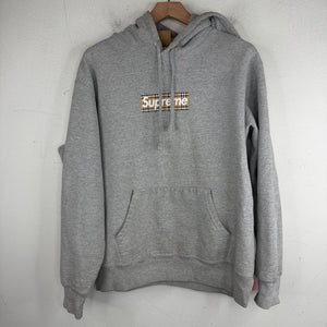 Supreme Burberry Box Logo Hoodie