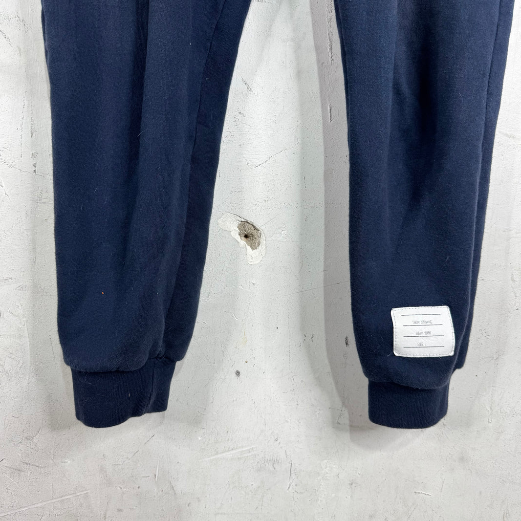 Thom Browne Navy Track Pants