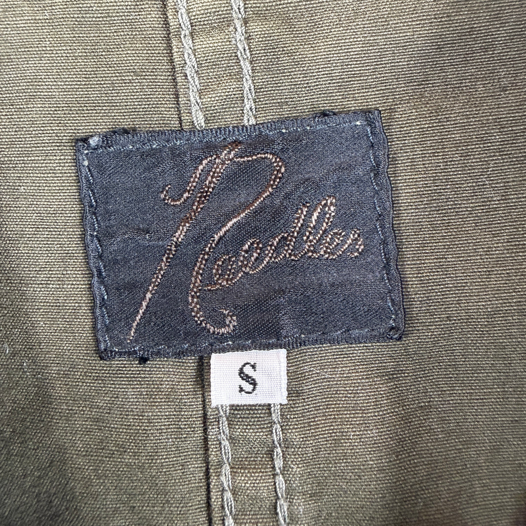 Needles Olive Button Up Chore Jacket