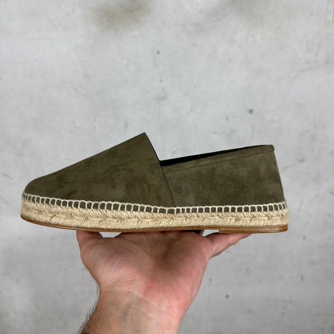 Hermes Espadrilles Hom Izar Olive
