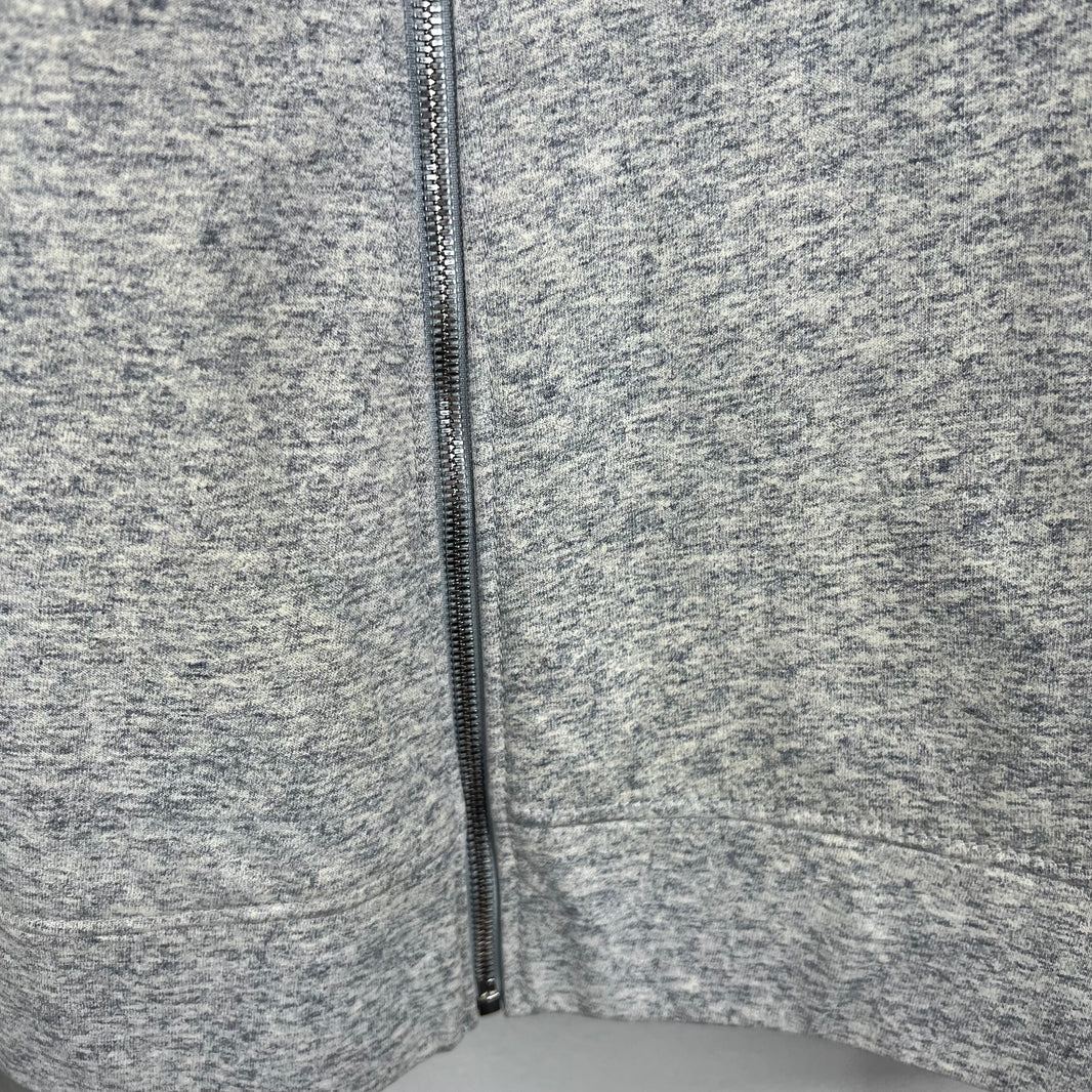 Bottega Veneta Printed Leather Zip Up Hoodie
