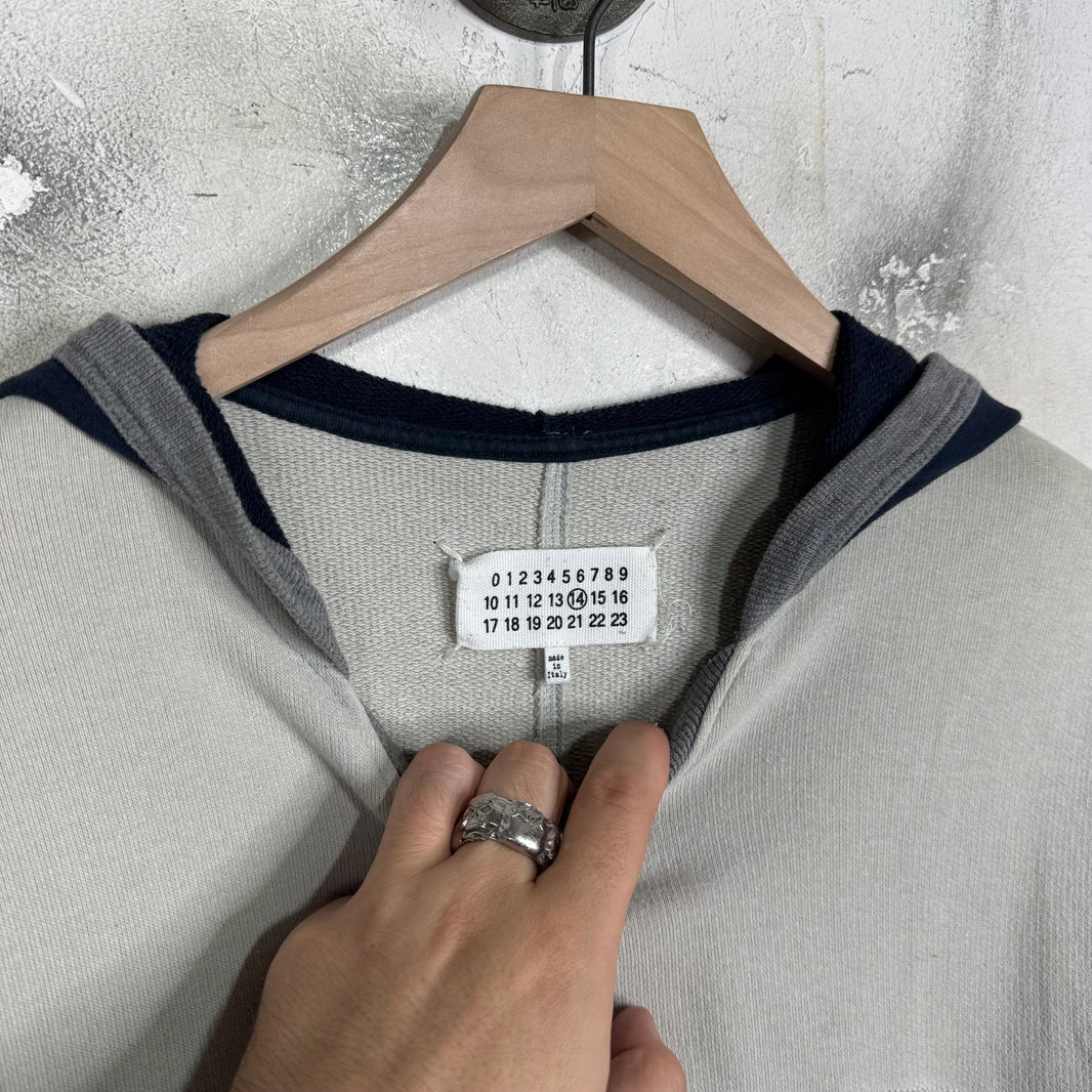 Margiela Paneled Side Zip Hoodie