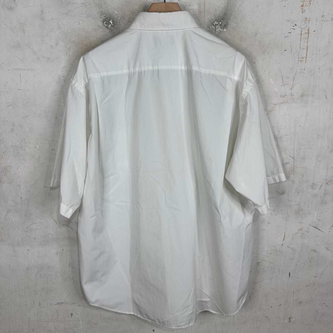 Balenciaga White BB S/S Buttoned Shirt