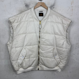 Vetements x Alpha Industries White Bomber Vest
