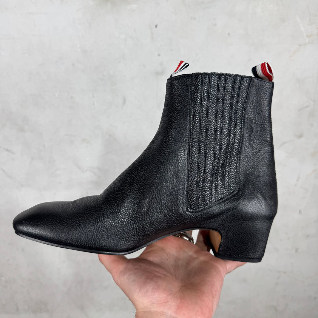 Thom Browne Pebbled Leather Chelsea Boots