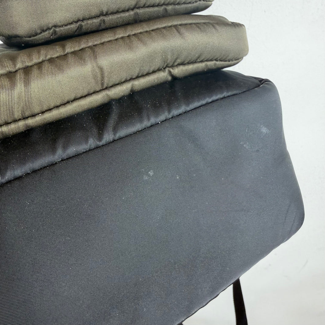 Prada Nylon Two-Tone Backpack