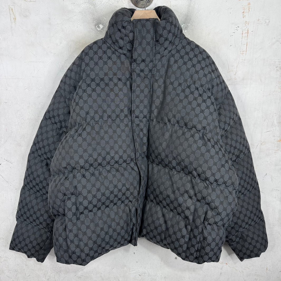 Balenciaga Hacker Project Monogram Puffer Jacket