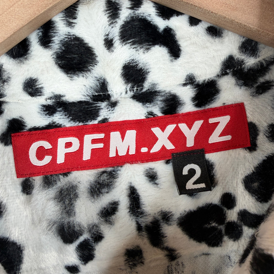 CPFM Cow Print Ranch Zip Up Jacket