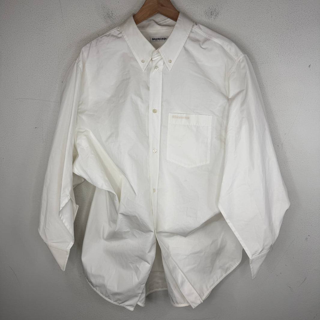 Balenciaga White Swing Shirt