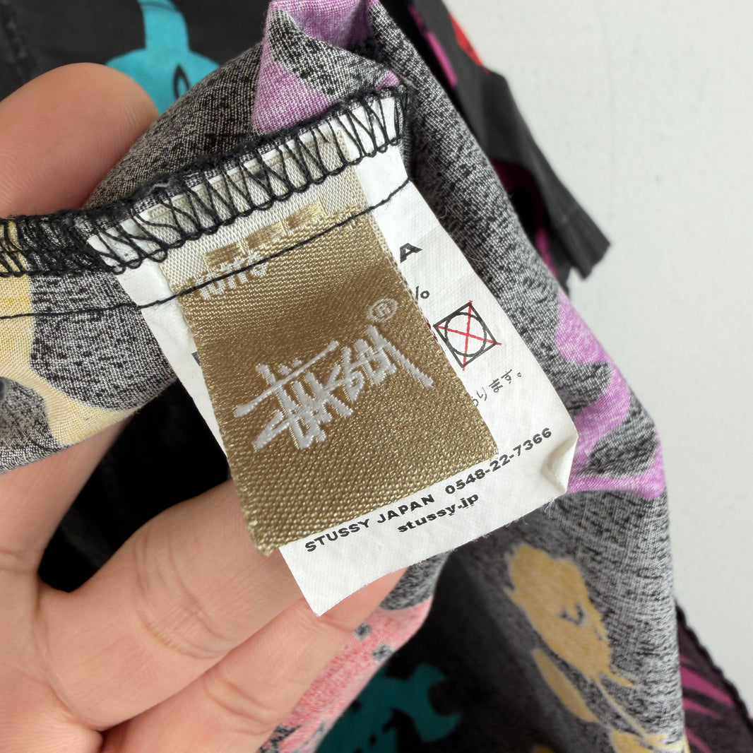 Stussy Black Skulls S/S Button Up Shirt