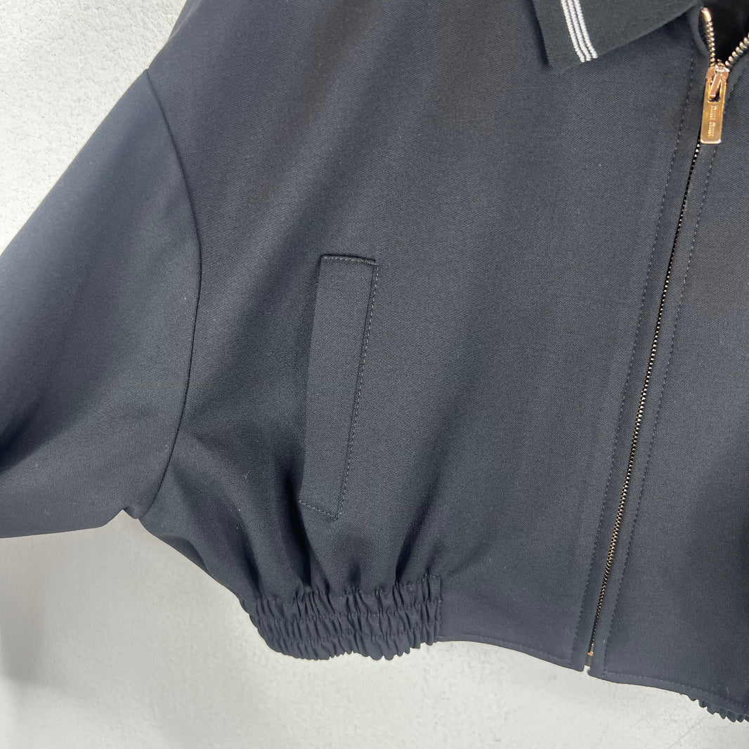 Miu Miu Cropped Track Jacket