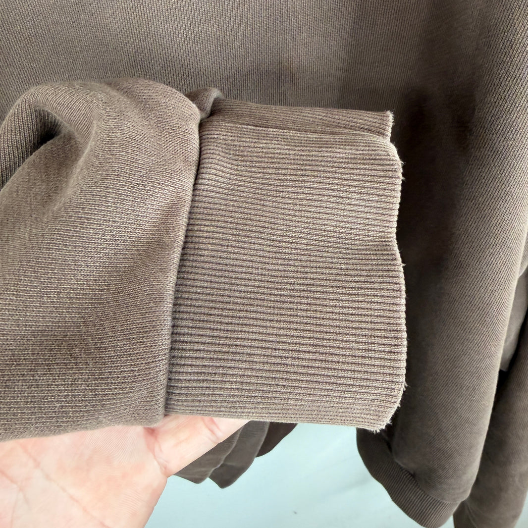 Entire Studios Brown Cropped Hoodie