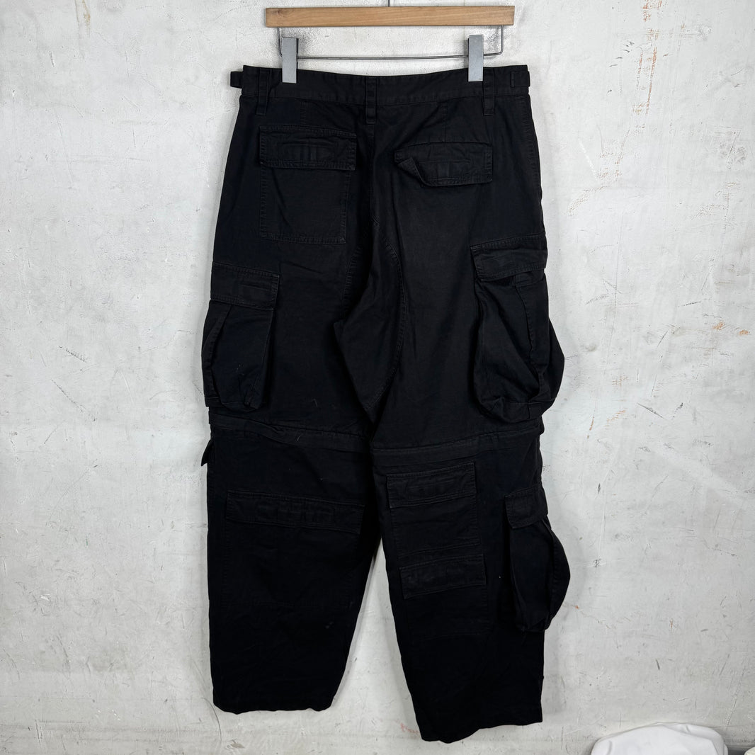 Balenciaga Mulitpocketed Convertible Cargos