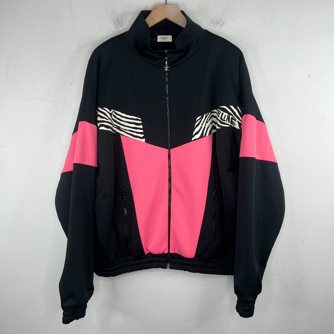 Celine Pink Zebra Track Jacket