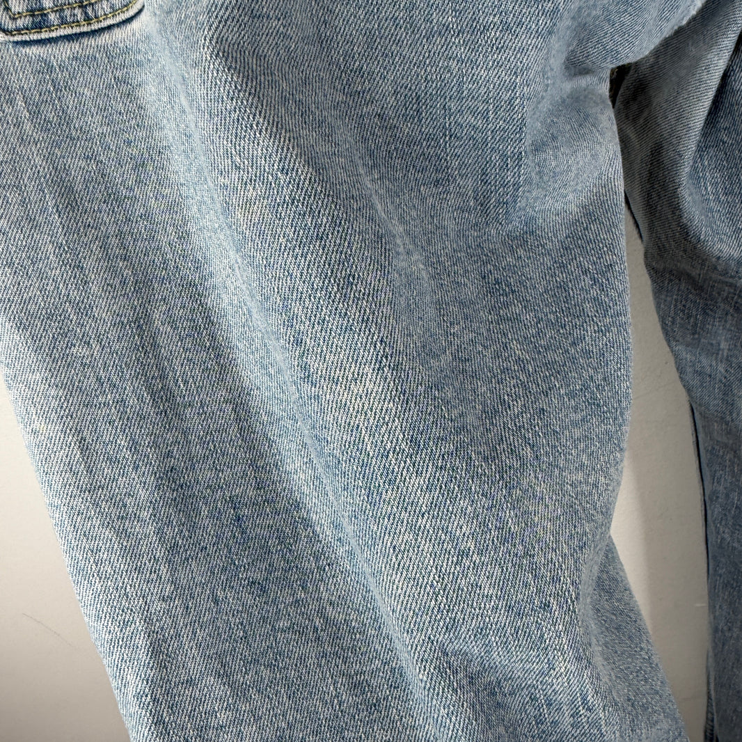 VLONE Blue Zipper Denim Jeans