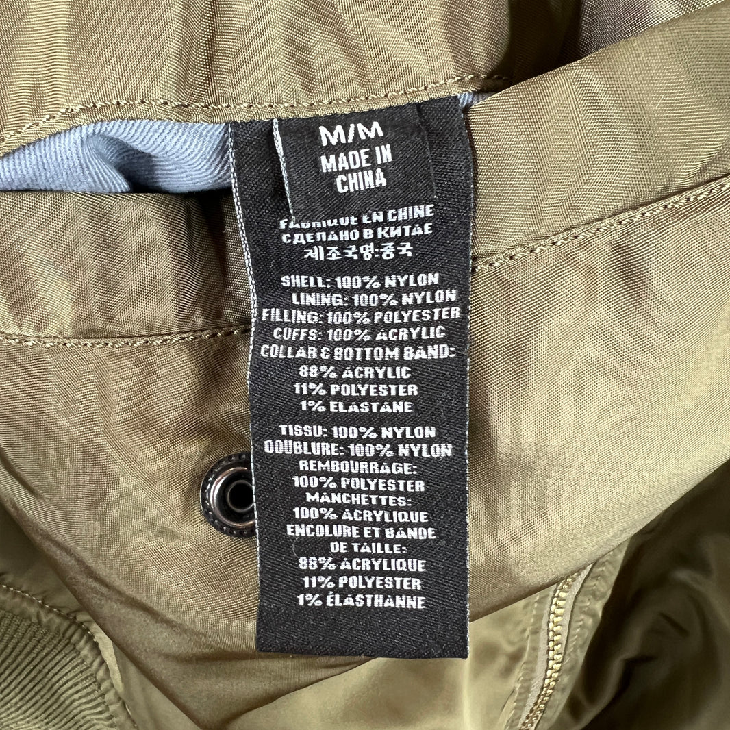 Vetements Alpha Industries Double Zip Bomber Jacket