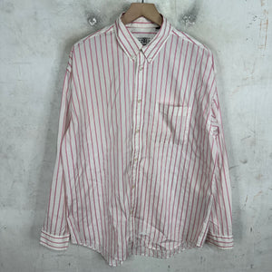 Supreme x MM6 Pinstriped Pink Shirt