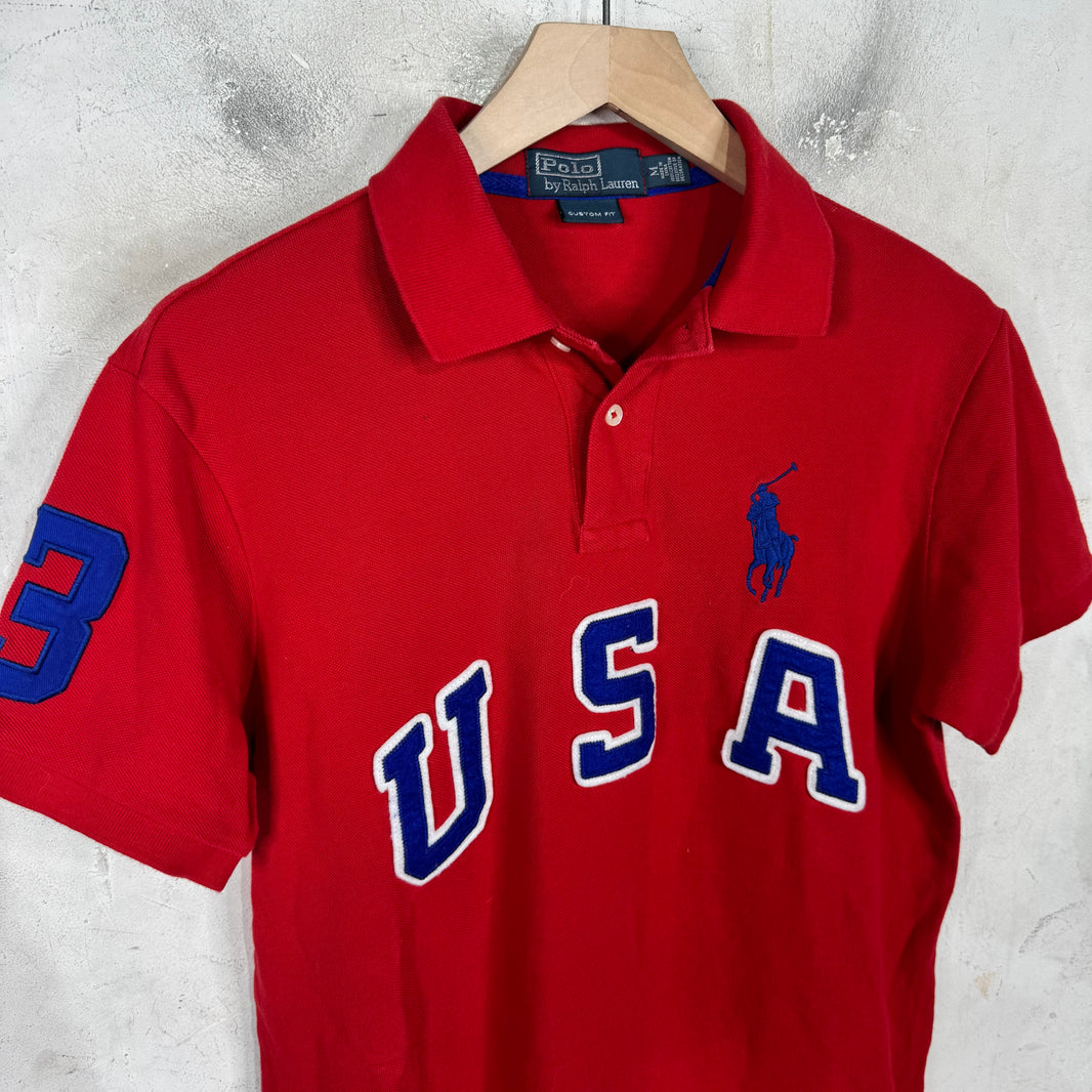 Ralph Lauren Red USA Mini Big Pony Polo