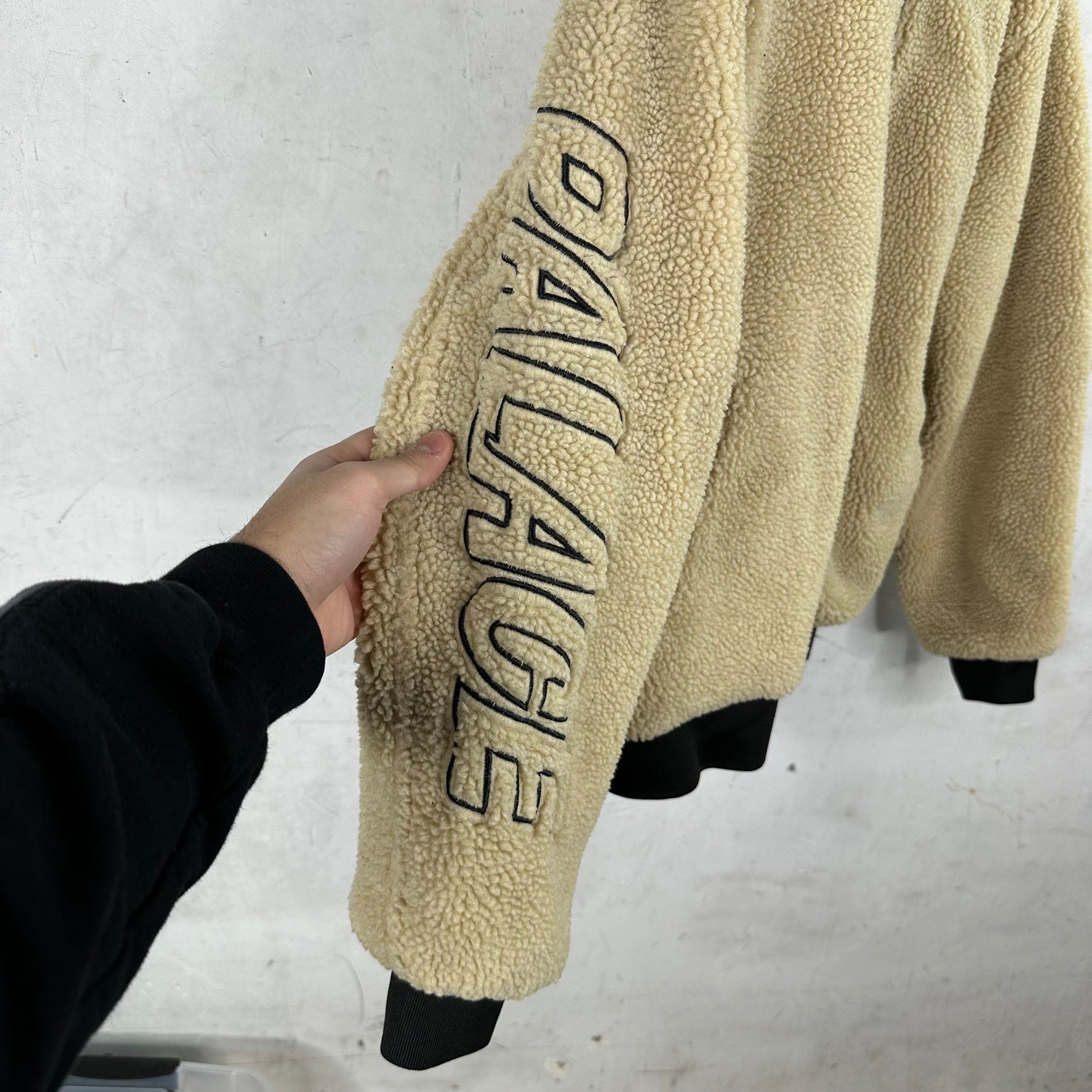 Palace Reversible Script Fleece Jacket www.Lukes.store