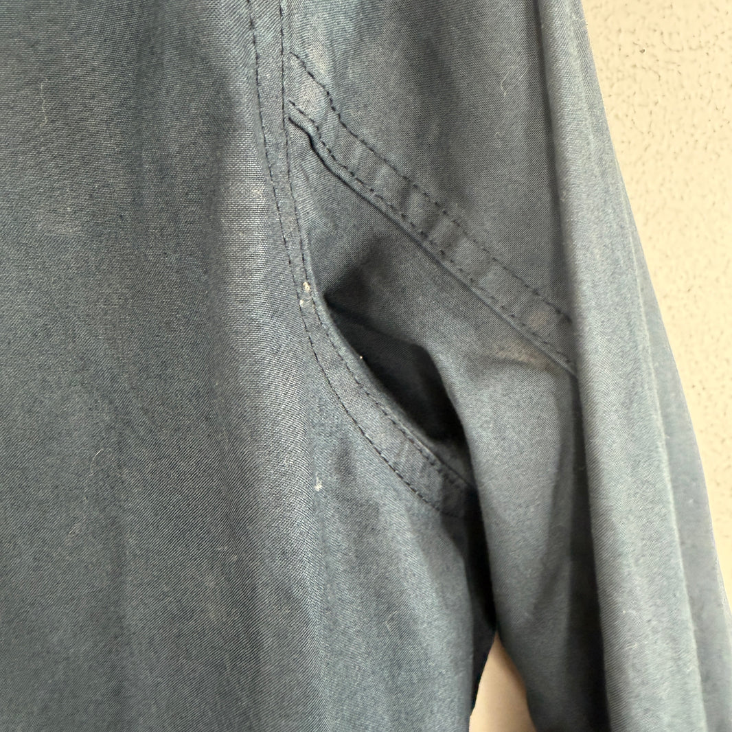 Bape Navy Cotton Varsity Jacket