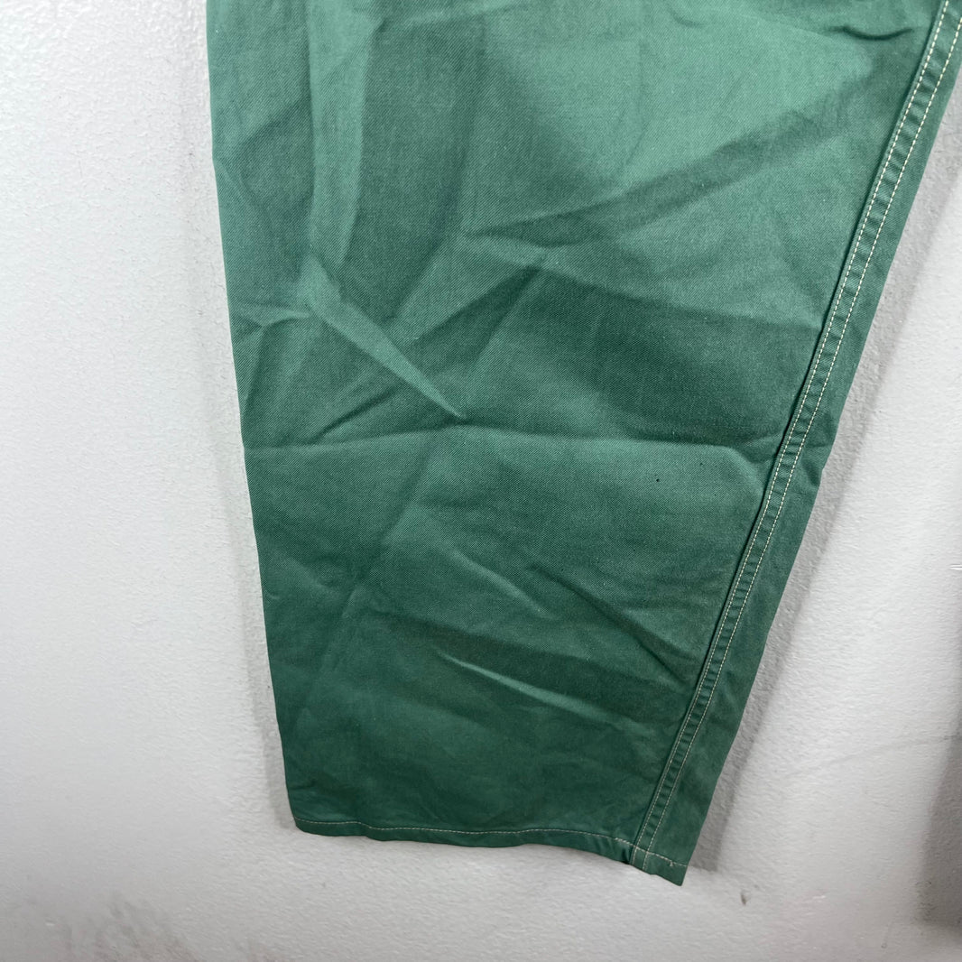 Visvim Green Buckle Back Trousers