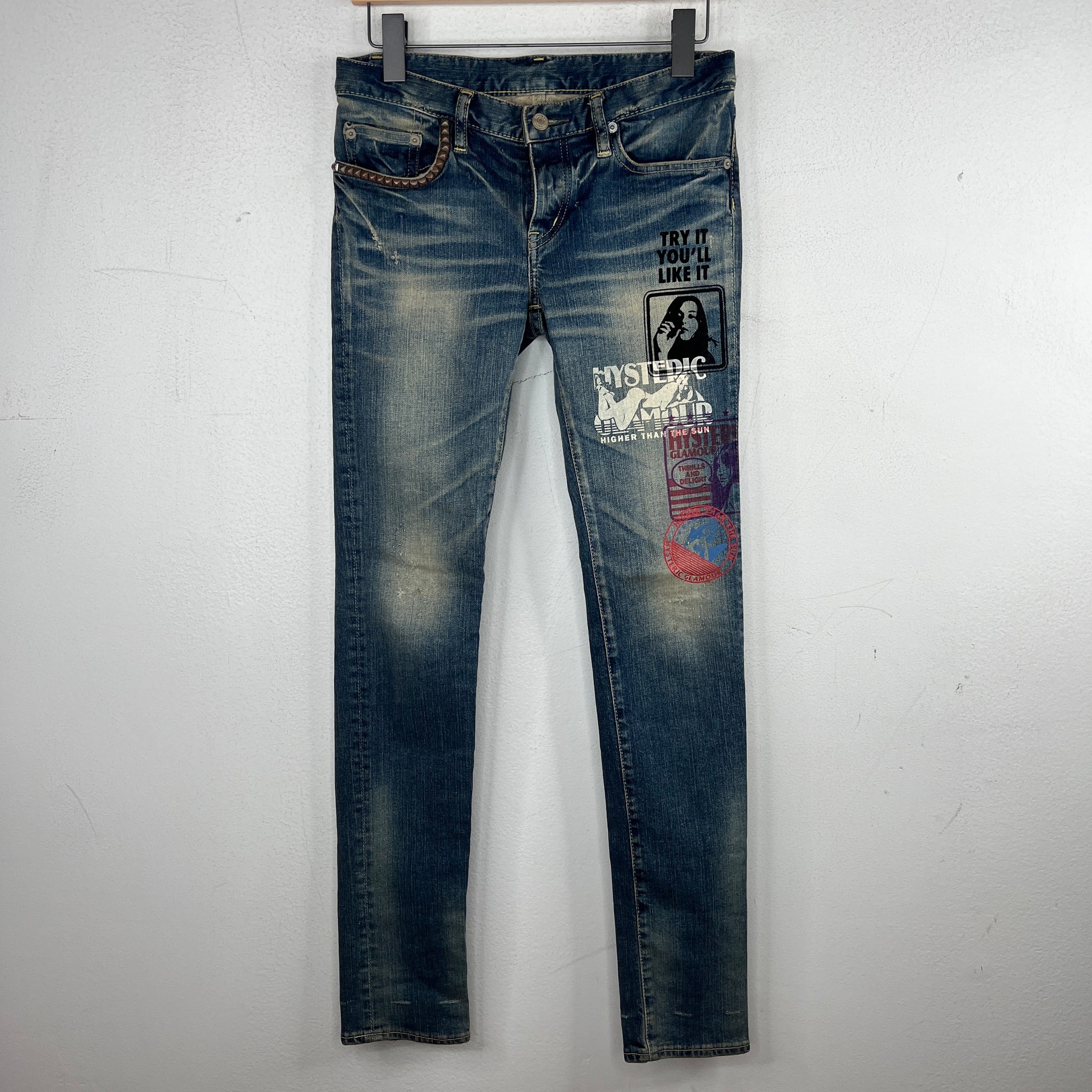 Hysteric Glamour Higher Than The Sun Printed Jeans – www Hysteric Glamour Higher Than The Sun Printed Jeans – www