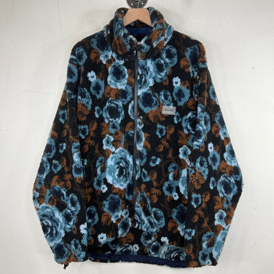 Martine Rose Blue Napa Fleece Zip Up Jacket