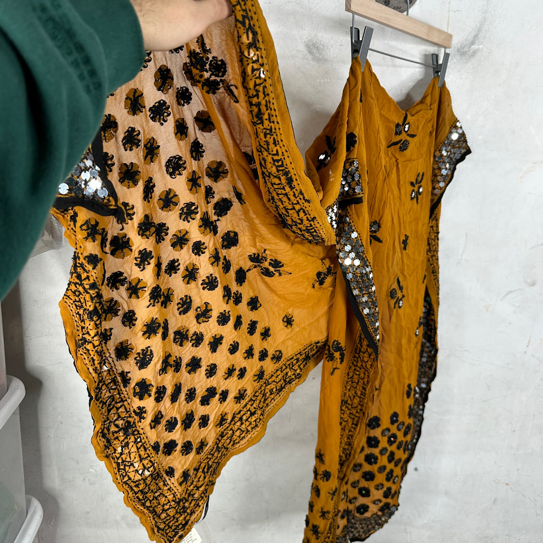 Bode Sequin Patterned Scarf