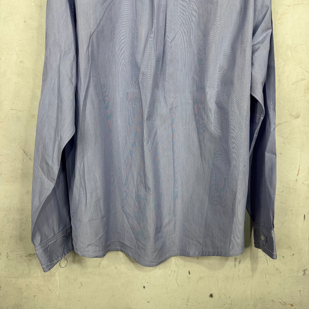 Margiela Light Blue Frayed Buttoned Shirt