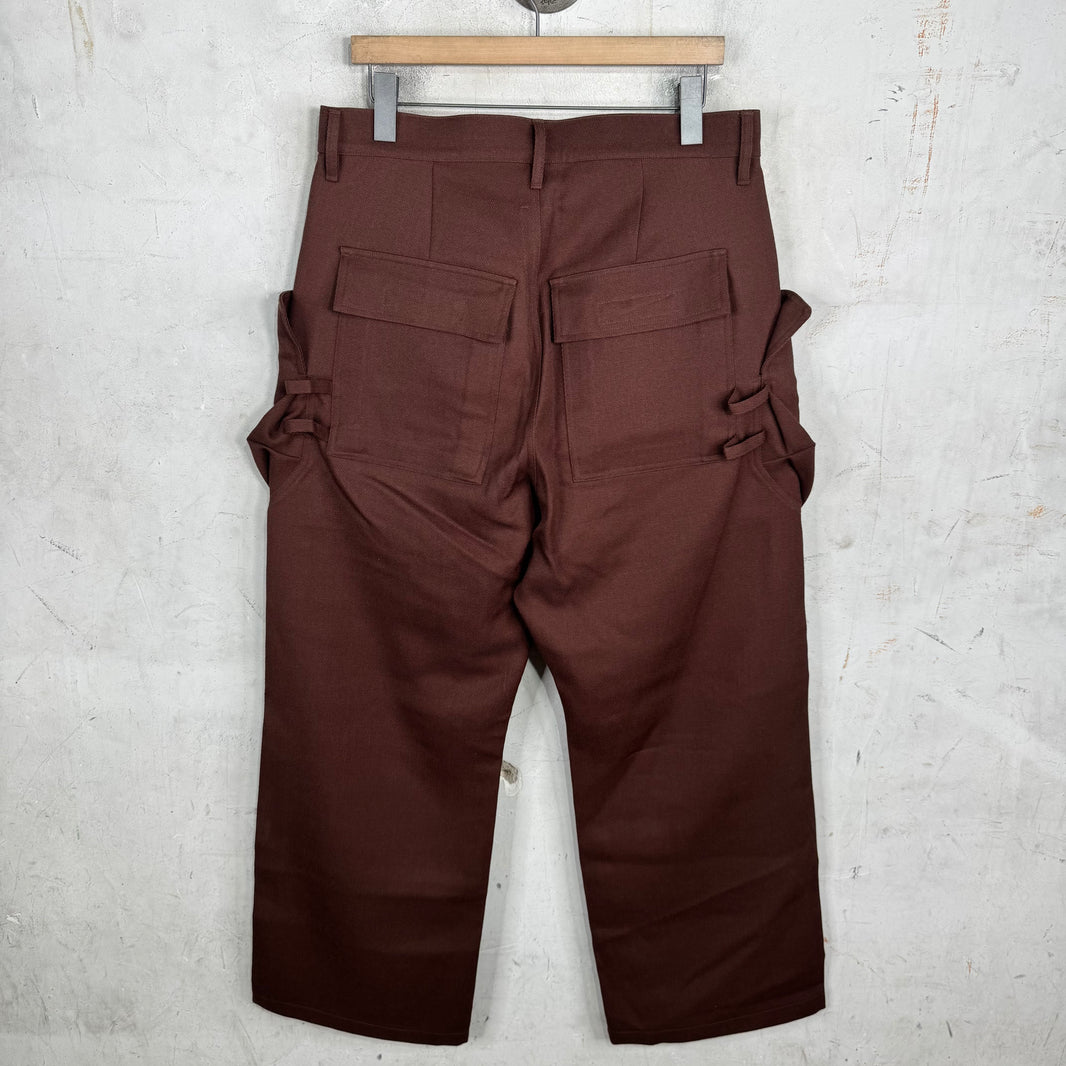 Rick Owens Porterville Throat Wool Stefon Cargos