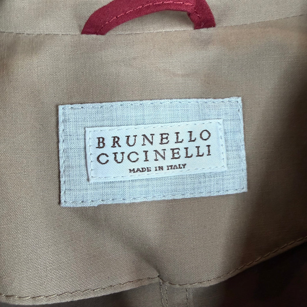 Brunello Cucinelli Fishtail Trench Coat